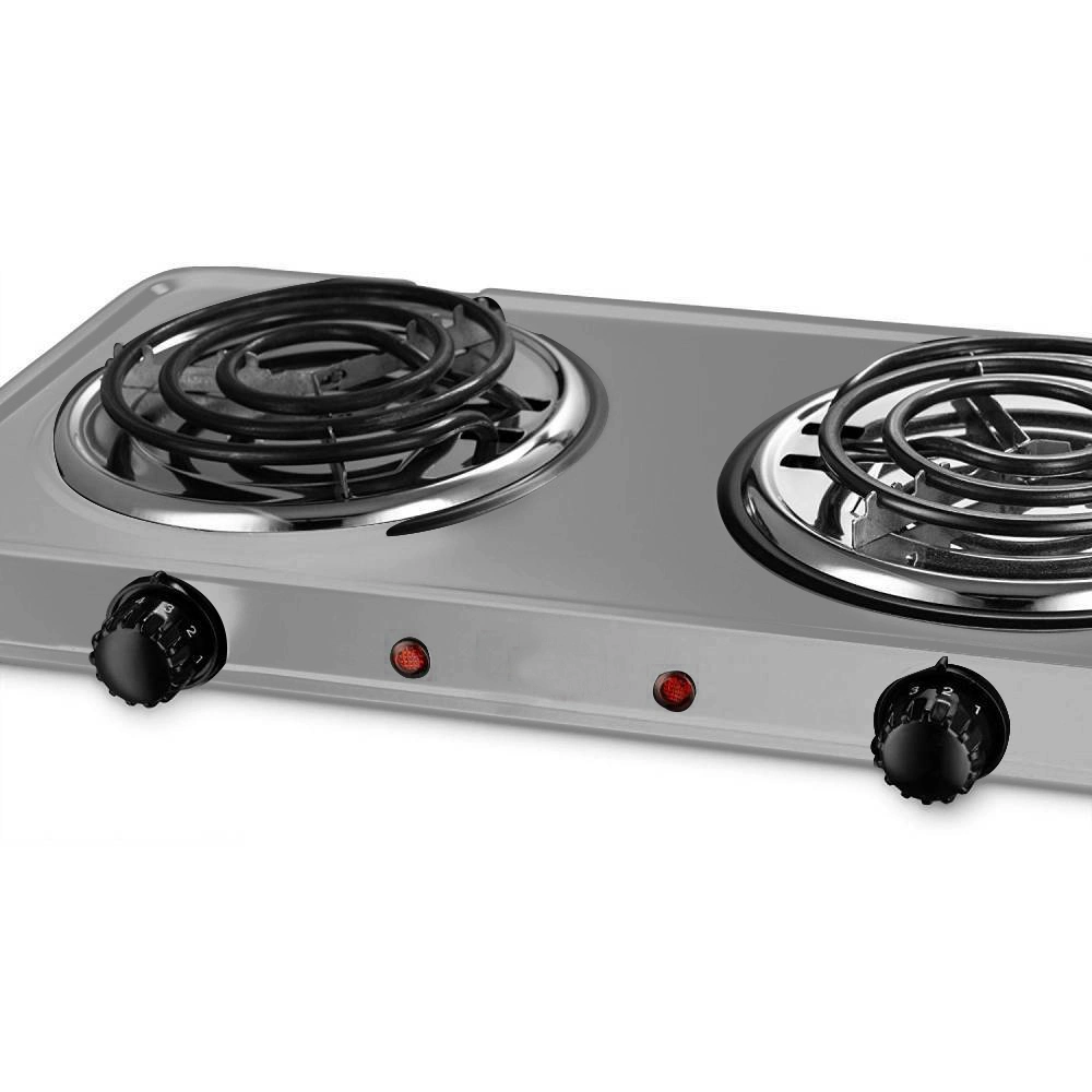 Electric Double Burner 2000W Portable Hot Plate Stove Camping Cook Stove Electric Stove