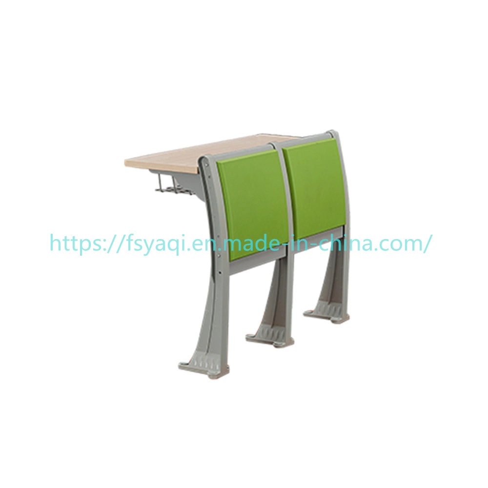 High School Classroom Trapezoid Shape Table College University Furniture Manufacturers Conjunto de cadeira e mesa para estudantes (YA-X016PU)