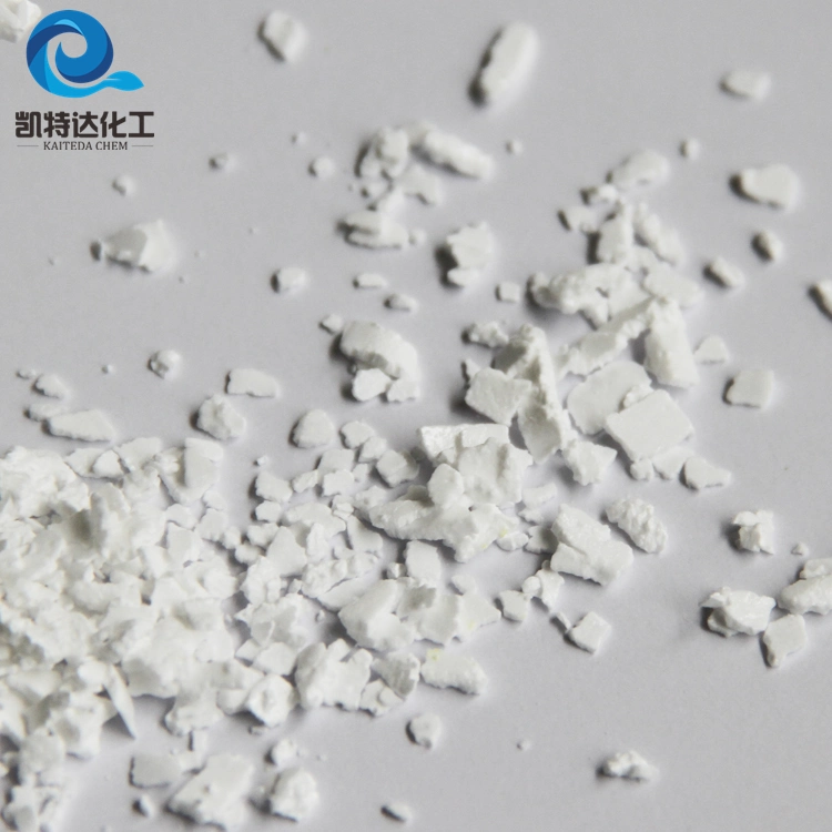 Cacl2 Polvo blanco de cloruro de calcio anhidro