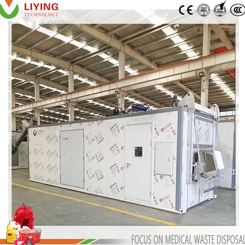 Zero Emission Medical Rubbish Sterilizer Hospital Waste Disposal Machine Waste Management System