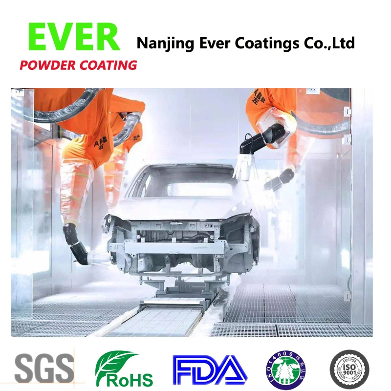 White Aluminium Epoxy Polyester Powder Coatings