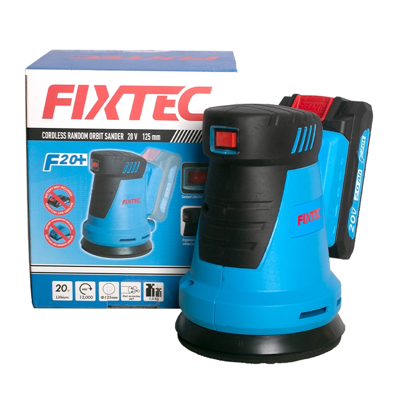 Fixtec 125mm Pneumatic Tools Polisher Car Air Random Orbital Sander Grinding Machine