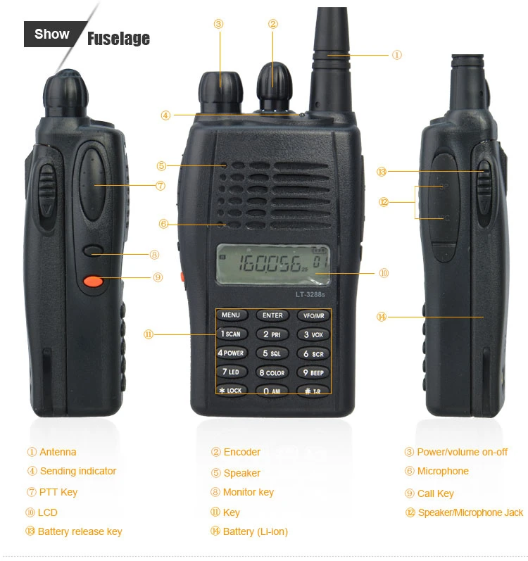 Walkie Talkie Gp-78 Elite Two Way Radio