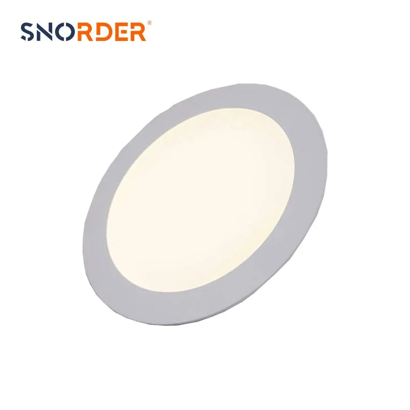 6W Circular Embedded Modern Panel Lamp 125mm Indoor Lighting Wholesale