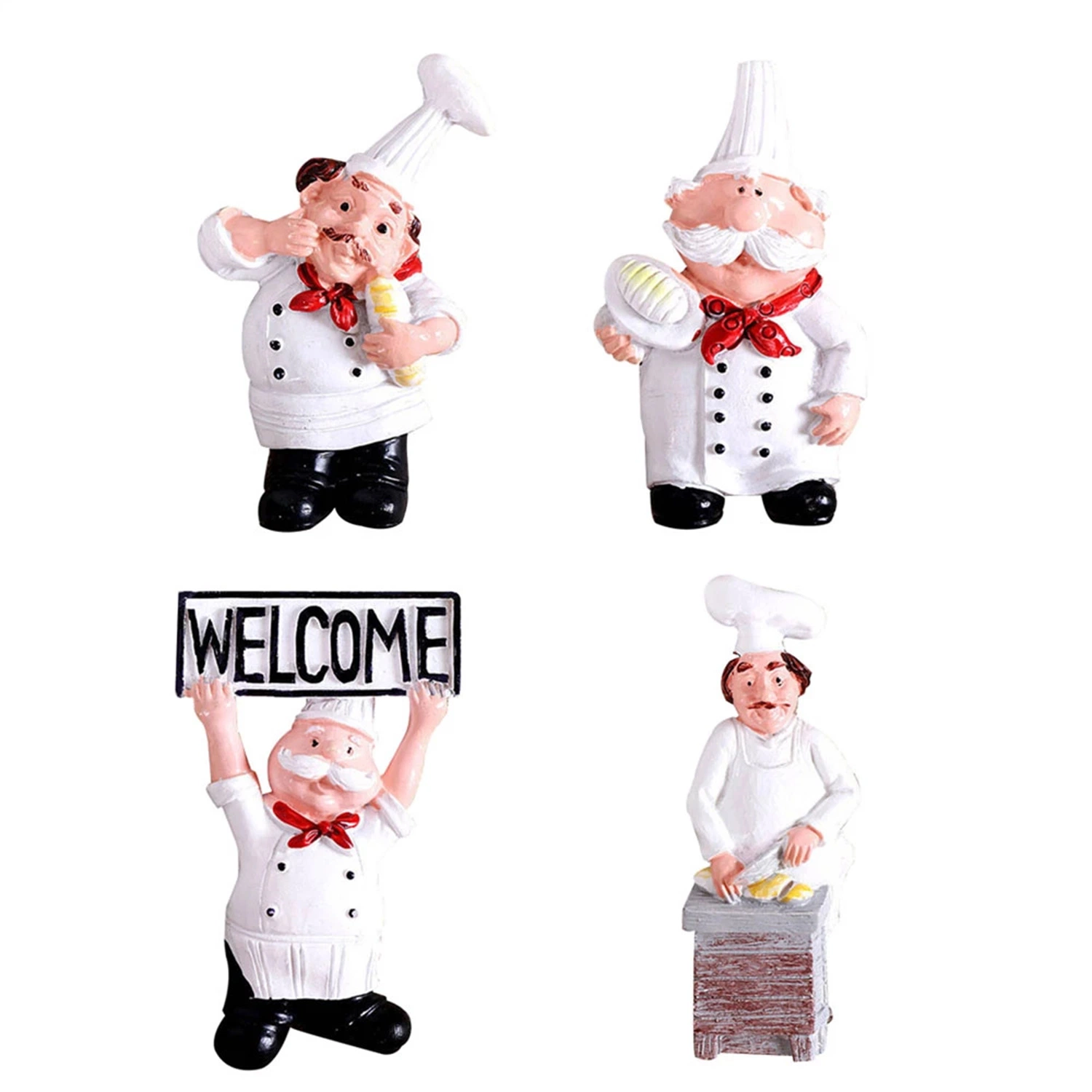 Promotional Custom Animal Toys Chef Polyresin Souvenir Metal PVC Fridge Magnet