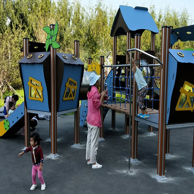 Joyful Children Outdoor Amusement Climbing Wall