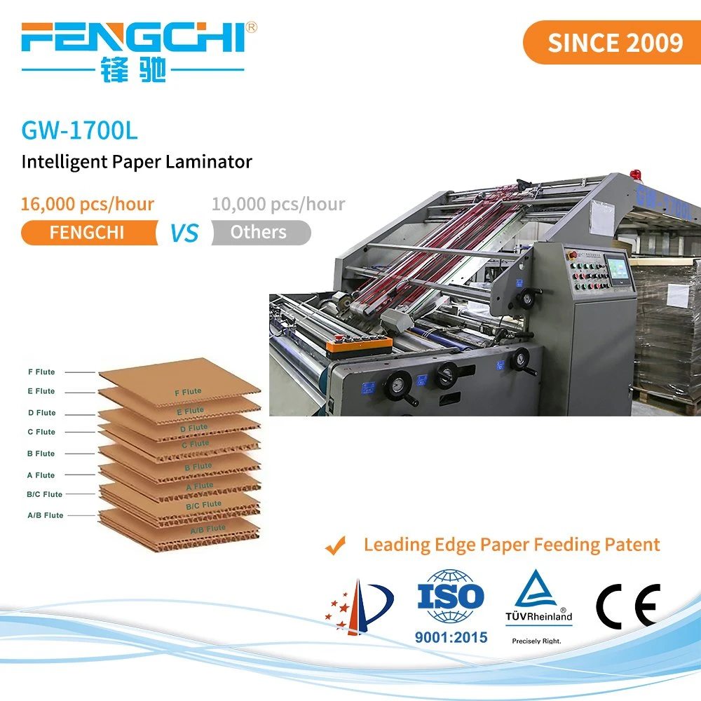 High Speed Post Press Packaging Machinery Digital Carton Litho Laminating Machine