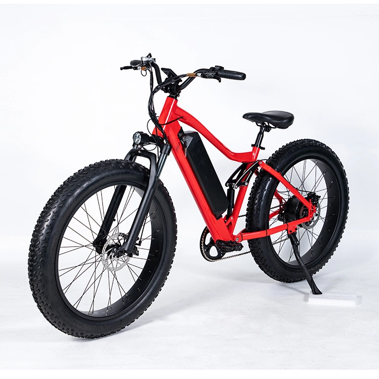 Two Wheel Lithium Battery Electric Bike Aluminum Alloy 6-Speed for Commuting