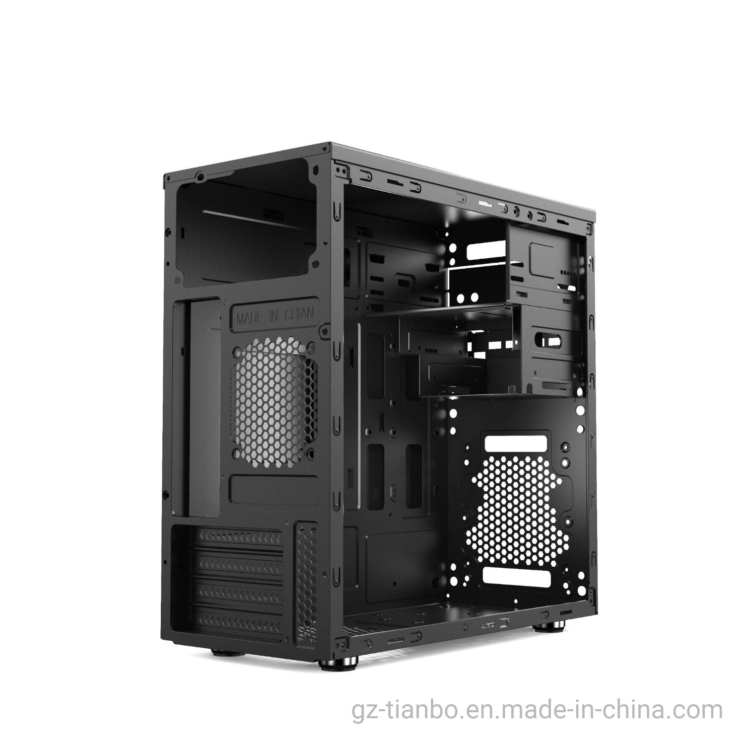 Revestimiento negro Premium de bajo precio de fábrica Micro ATX DVD Computadora