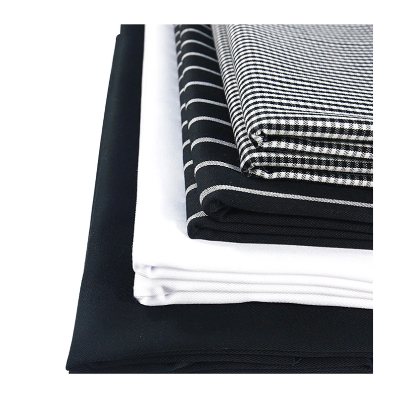 Новый черный пряжи домашний полосой Warp растянуть Bengaline постельное белье ткани для брюки платья