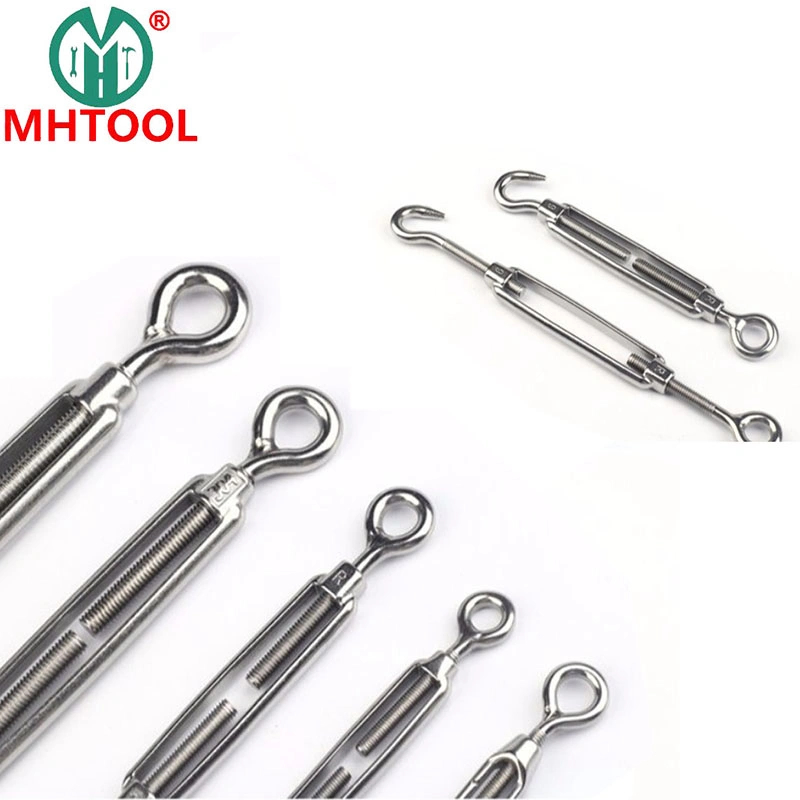 Wire Rope Fastener Hook & Eye Stainless Steel AISI316 European Type Wire Rope Turnbuckle