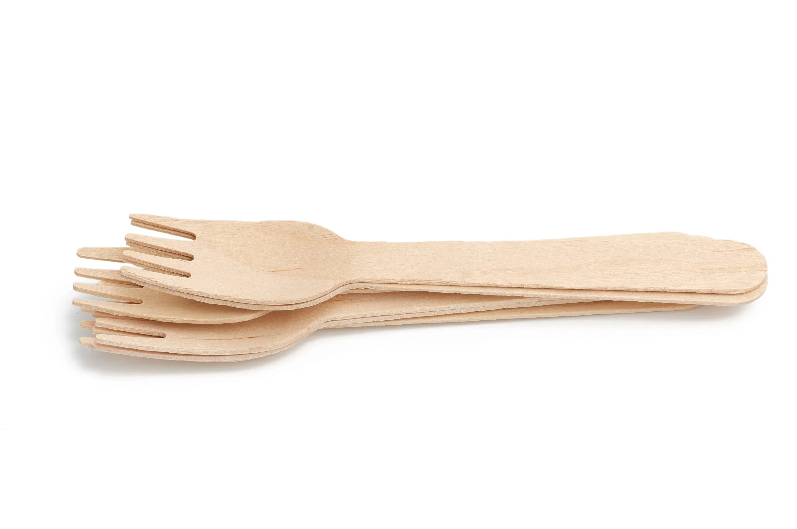 Biodegradable Eco-Friendly Factory Direct Supply Wooden Cutlery Forks Tableware