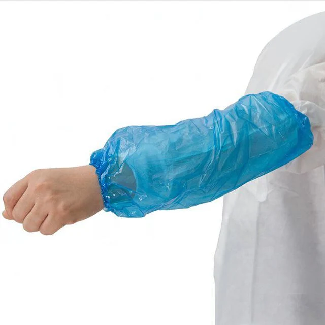 Manchon en plastique PE jetable CPE Couvrir le couvercle des bras pour la cuisson