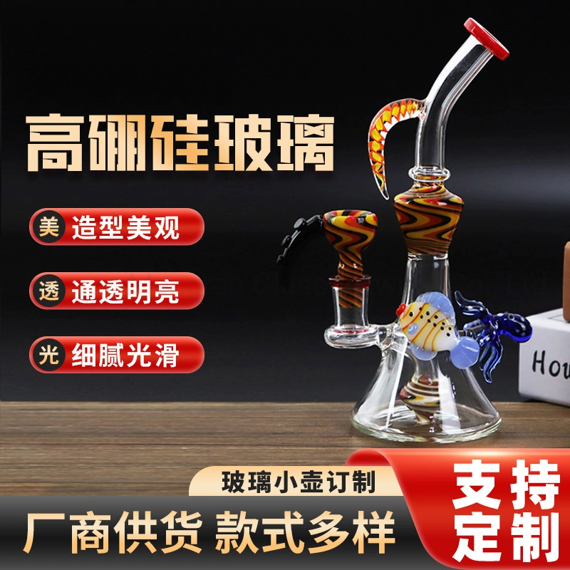 Kundenspezifischer Hochtemperatur-Borosilikatrauchrohr Glas Hookah