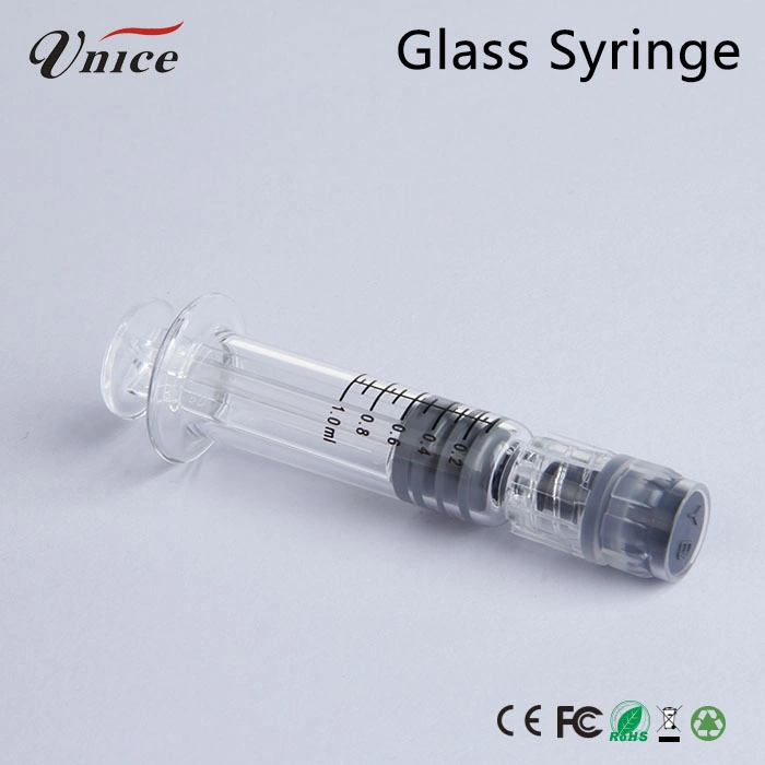 1ml 2.25ml 3ml 5ml Disposable Injection Medical Glass Prefilled Syringe