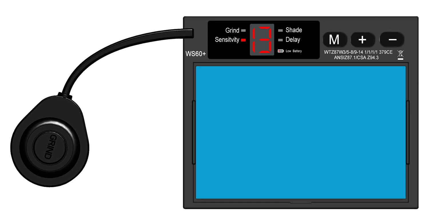 Capacete de soldadura de escurecimento automático PA Certificação CE/ANSI/Z94.3 (WH8-WS60 mais)