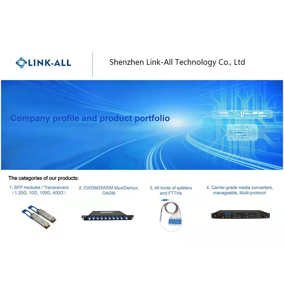 Backbone Network CWDM/DWDM Solution Wavelength Division Multiplex (WDM) Equipment