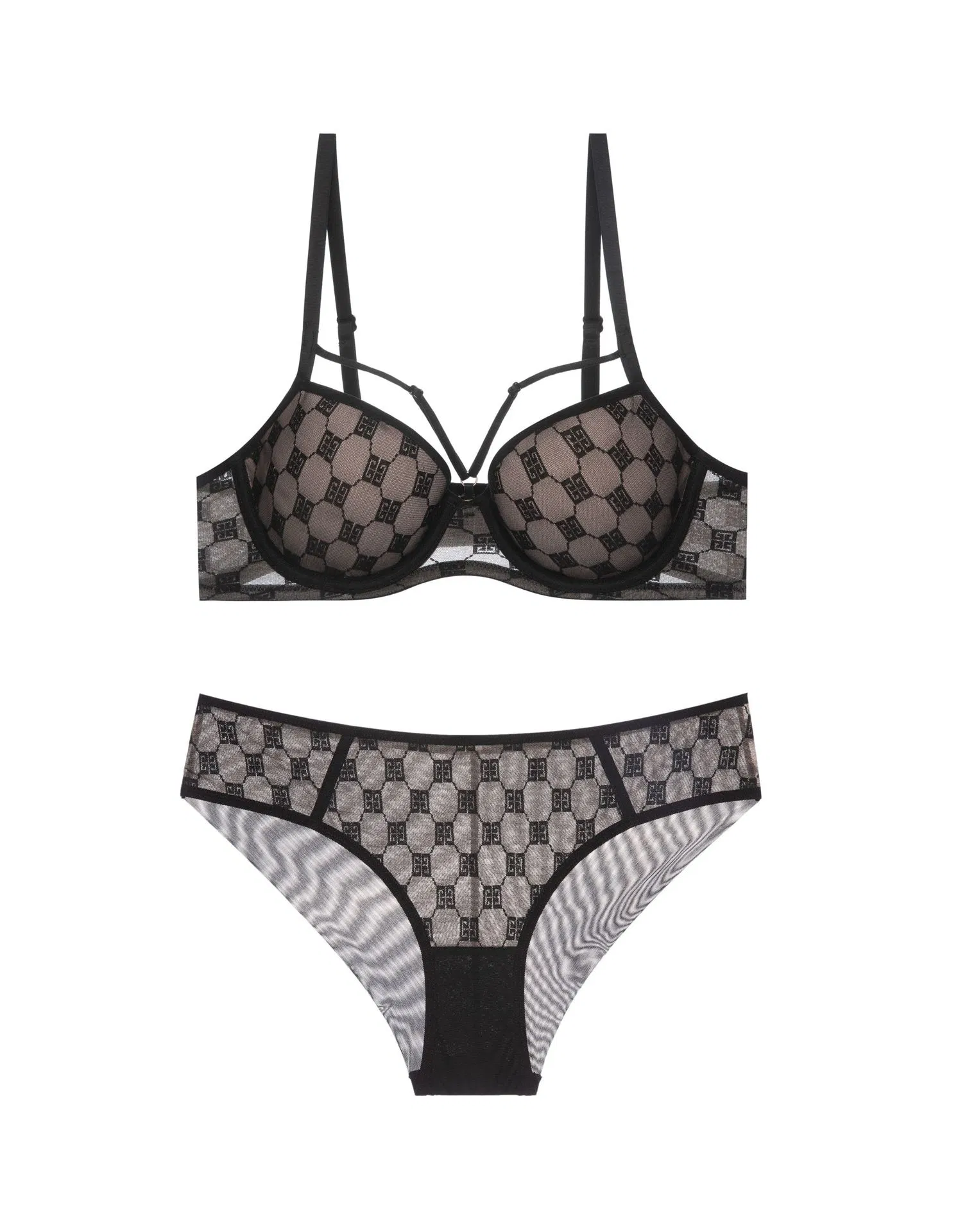 Nouvelle lingerie féminine avec bonnet fin pour poitrines généreuses de petite et grande taille. Ensemble de soutien-gorge sexy anti-affaissement et respirant.