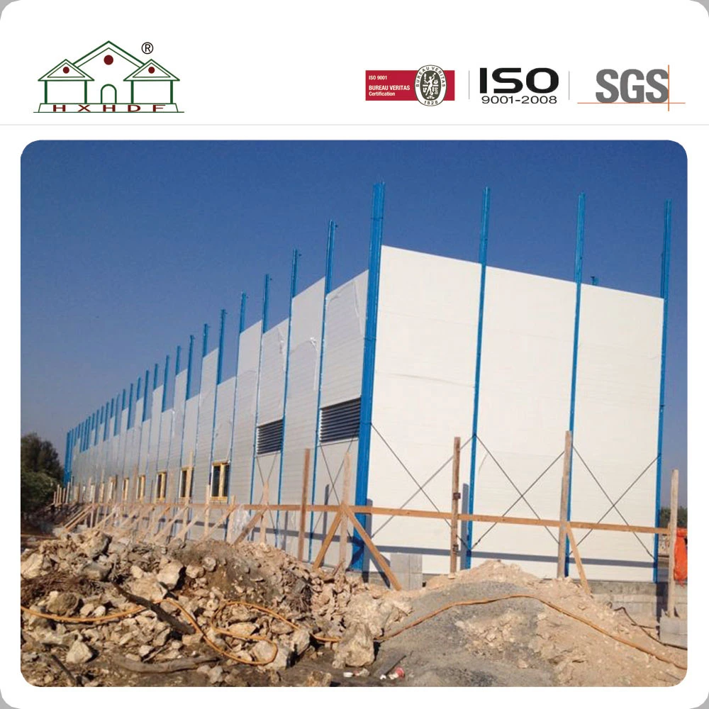 Light Steel Structure Low Cost Temporary Residence Prefab Sandwich Panel House