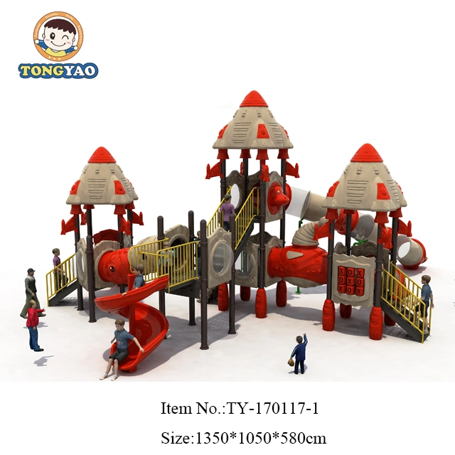 Plastic Toy Amusement Park Baby Swing Custom Gym Outdoor Playground Slide (TY-70311)