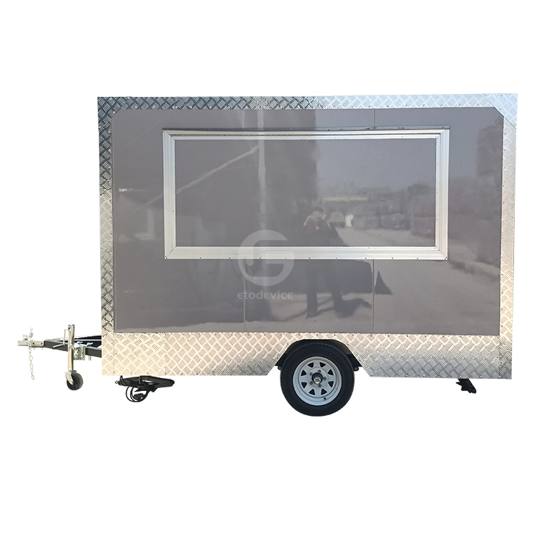 Custom Coler Accepted Small Fast Food Trailer Carts with Grill