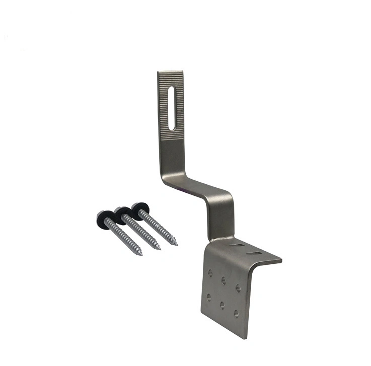 Adjustable Solar City Roofs Aluminium Hooks Stone Coated Steel Structure Panel Tile Roof Hook