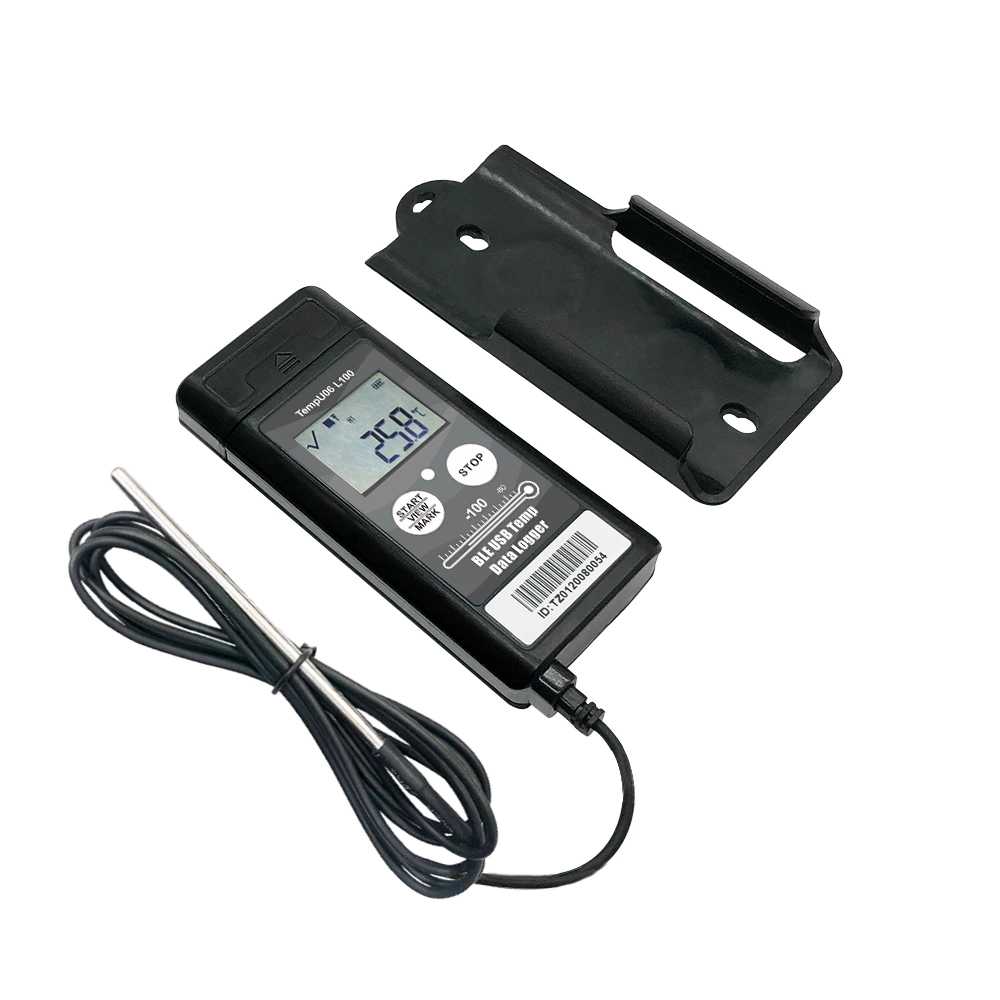 Ultra Low Temperature Data Logger External Probe Freezer Sensor with LCD Display