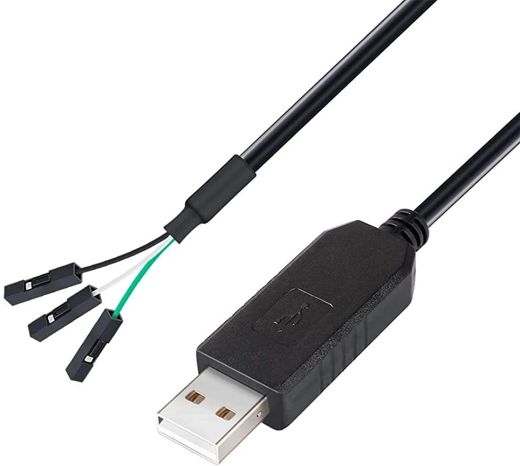 اتصال فريد للكمبيوتر المحمول Pl232rl RS232 USB من النوع C إلى DuPont كابل Ftdi