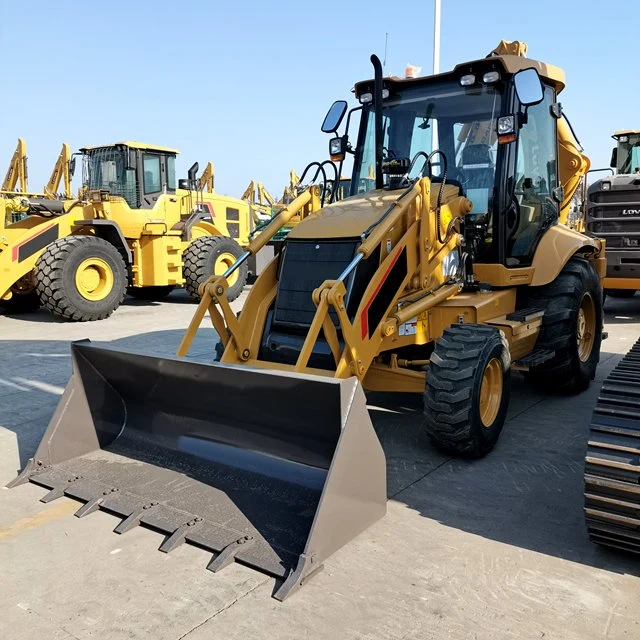 Chinese Manufacturer 70kw 4X4 Backhoe Loader Flb468-II