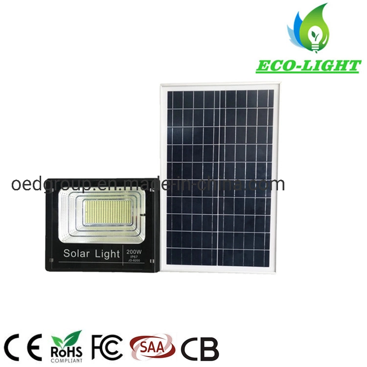 High Power 200W with Remote Control IP67 Solar Powered LED Flood Lights