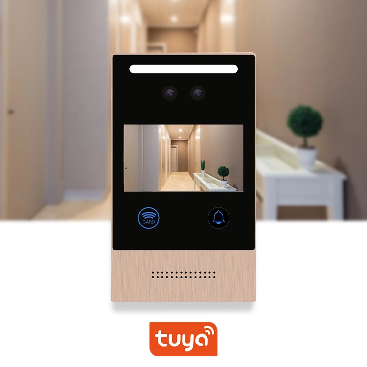 Smart Tuya WiFi del sistema de timbre Outdoorcamera Timbre Poe Control de acceso