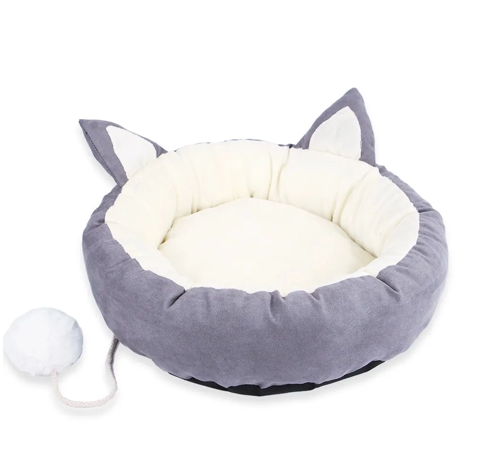 Cute Ear Bed Warm Fleece Pet Luxury Sofa Kennel Nest Dog House
