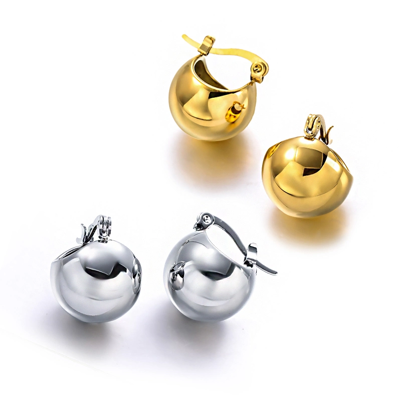 Fashion 18K Gold Plated Women Stainless Steel Jewelry Jewellery Earrings for Women