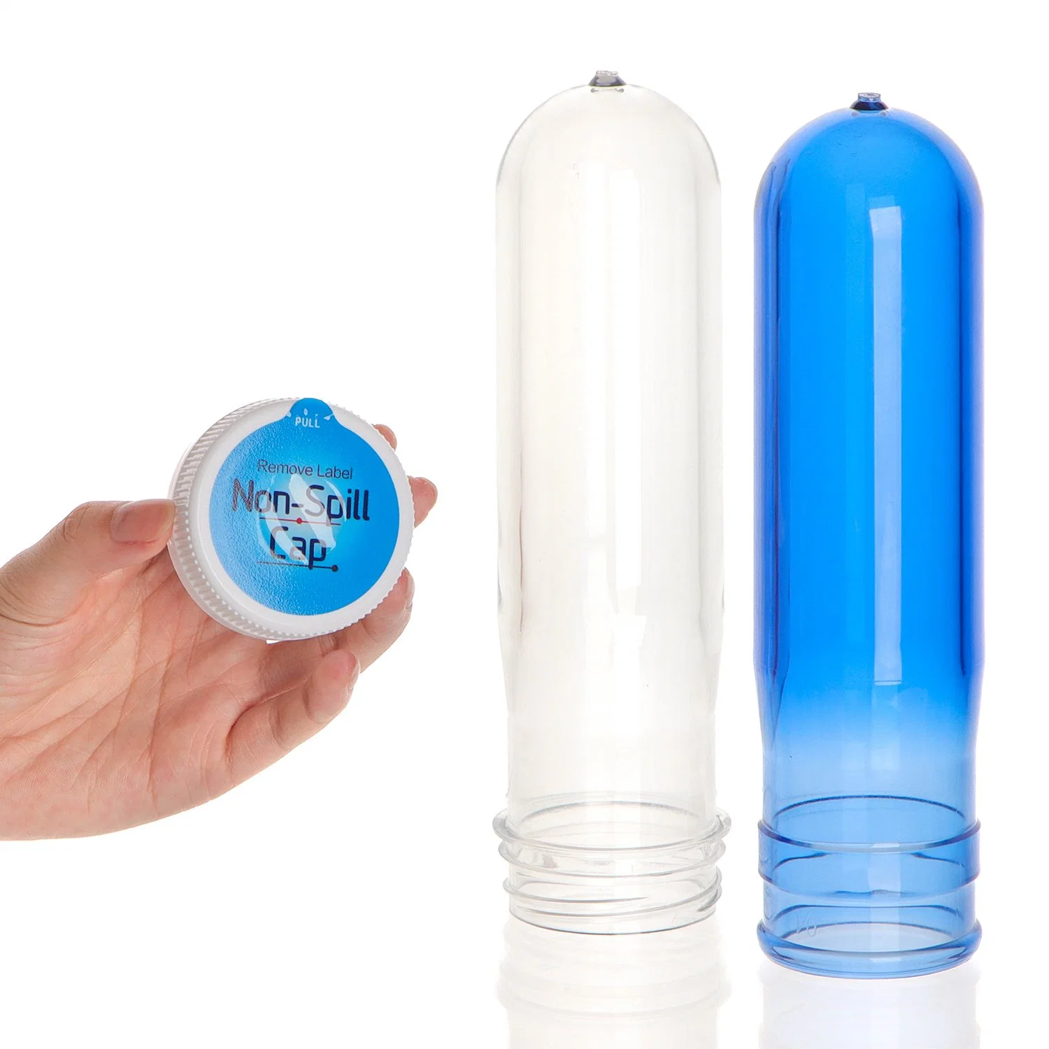 Free Samples 55 mm Neck Size Non Spill Lid 19 Liter 20 Litre 5 Gallon Plastic Water Bottle Cap