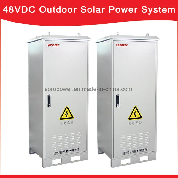 Hybrid off-Grid Solar 48VDC Power System for Communication Base Station, Remote Monitoring System Interface