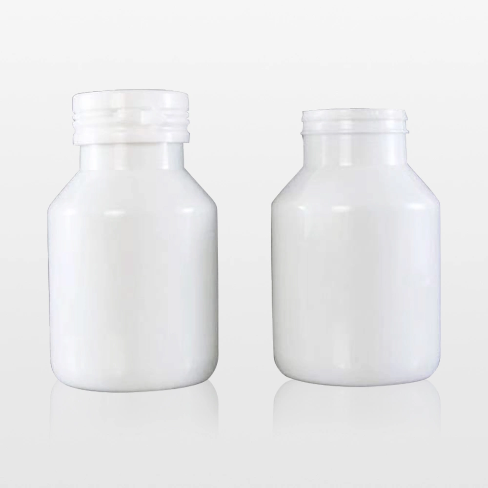 OEM Volume Oral Liquid Plastic Bottles Pharmaceutical Bottle with Measuring Cup