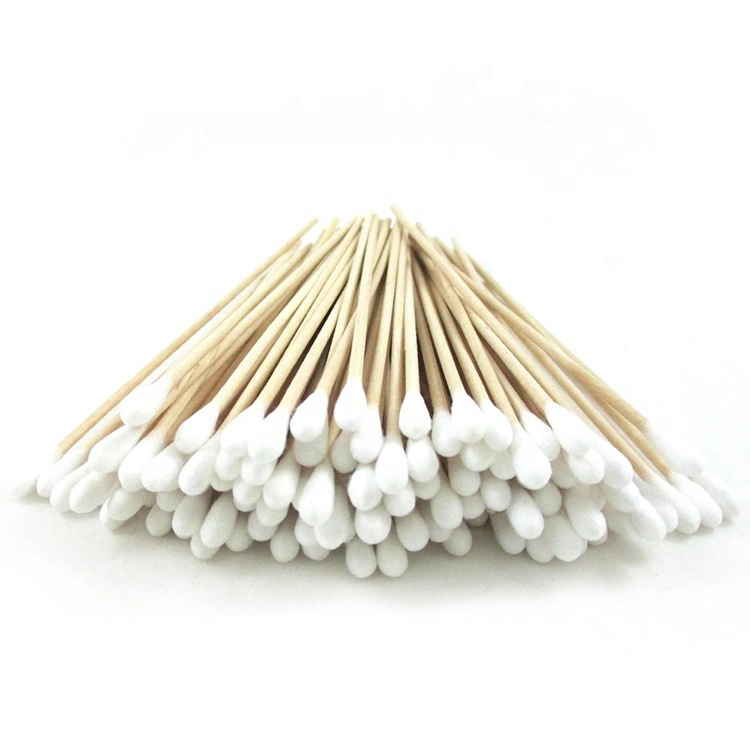 Long Micro for Kids Cosmetic Swab Holder Bamboo Cotton Swabs