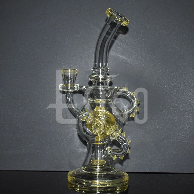 Esigo Heady Tabacco Colorful Recyclers Glass Oil DAB Rig