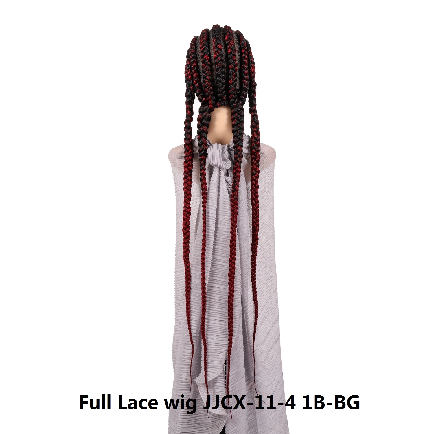 Wholesale/Suppliers 100% Synthetic Hair Braid Lace Wigs China Cheap Full Lace Wig Black Woman Braids Wigs Braided Wigs Jjcx-11-4