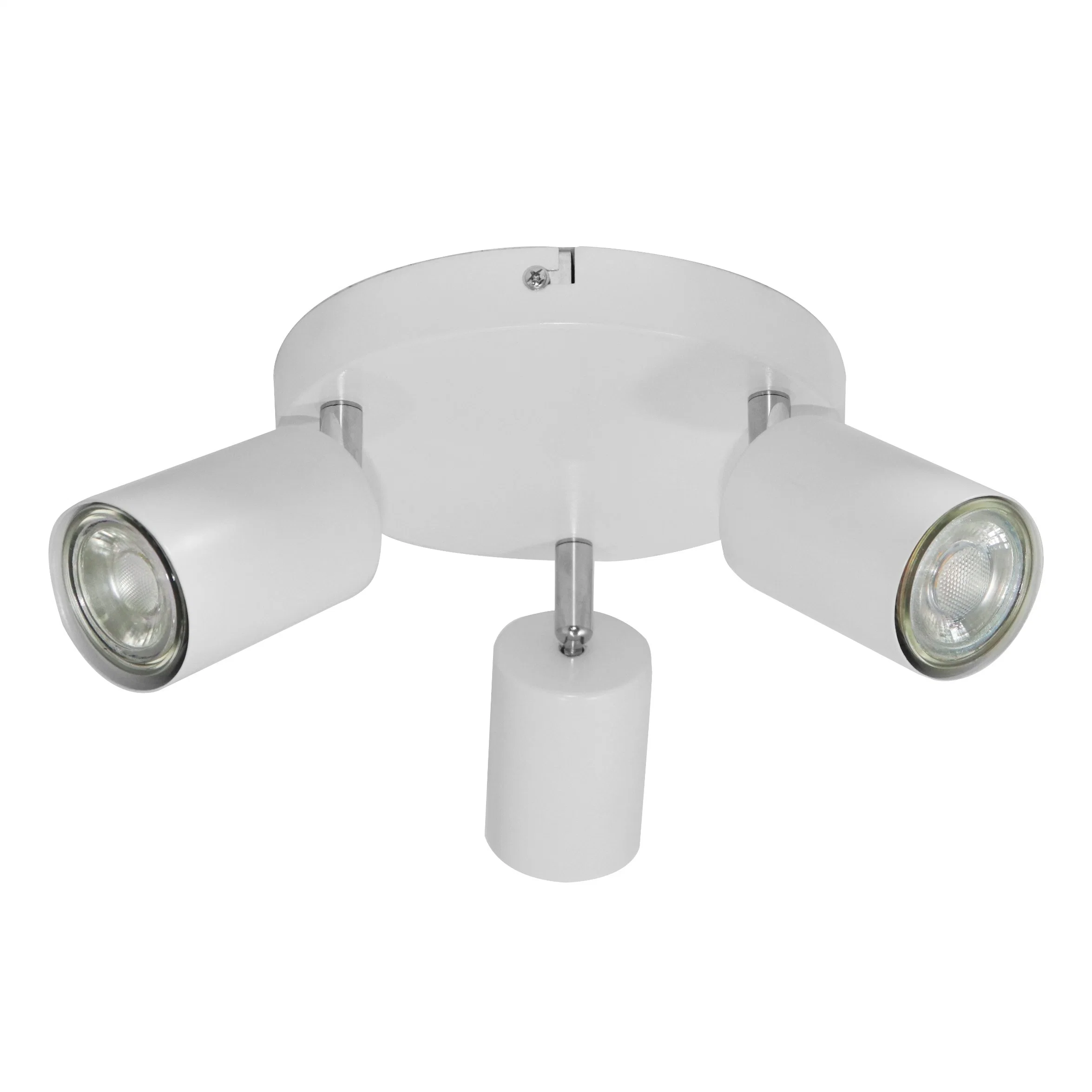 How Bright New Design Ceiling Track Adjustable Surface Mounted LED Light Black White Wall Modern GU10 Spotlight Fixture