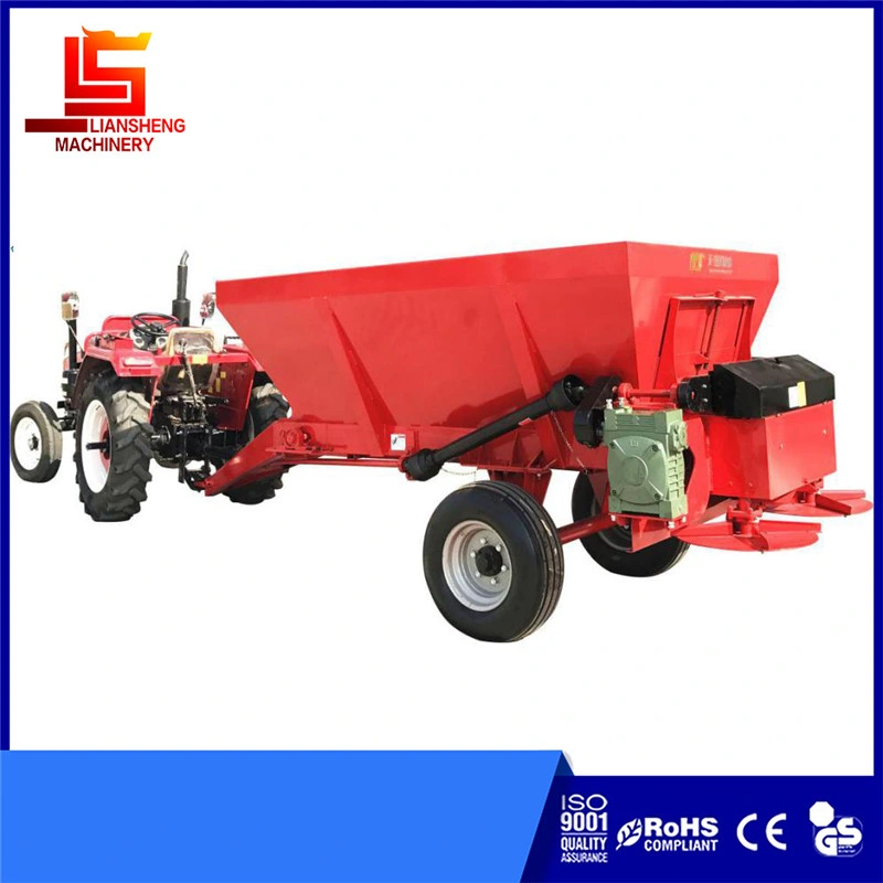 Mechanical Manure Spreader large farm pasture orchard fertilizer spreading trailer