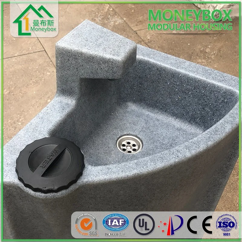 Outdoor Wash Basin Sinks School Gate Public Park HDPE Simple Wash Basin