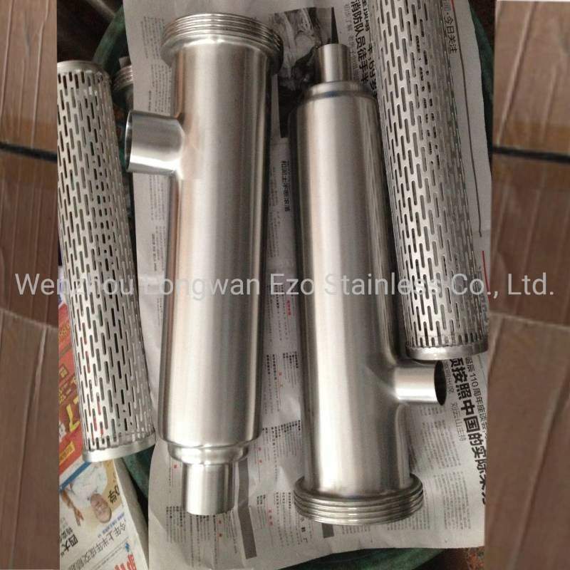 Stainless Steel Food Grade Wedge Wire L Type Side Entry Filter Strainer for Beverage