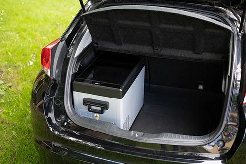 40L 12V DC Kompressor Mini Tragbarer mobiler Camping-Autokühlschrank Kühlschrank Mit Gefrierfach