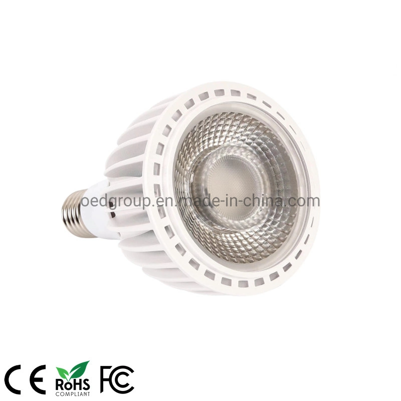 Aluminum Cooler Light E26 E27 20W 25W Long Neck PAR 30 400-780nm Plant Growing LED Bulb PAR30