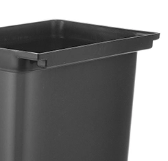 Heavybao Plastic Standing Sanitary Service Trolley Rubbish Bin