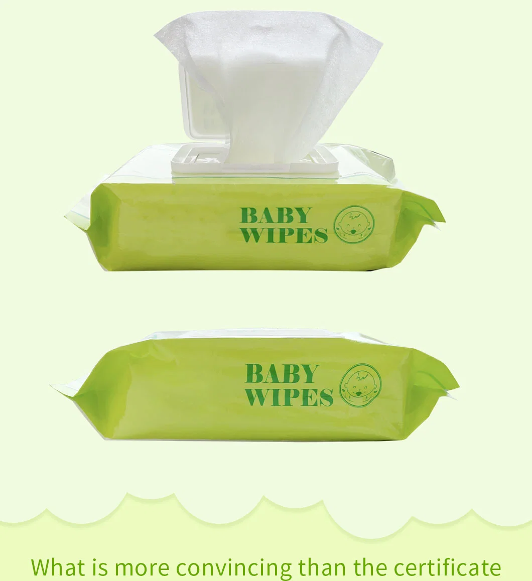 OEM Skin-Friendly Baby Wet Wipe Customer Loge