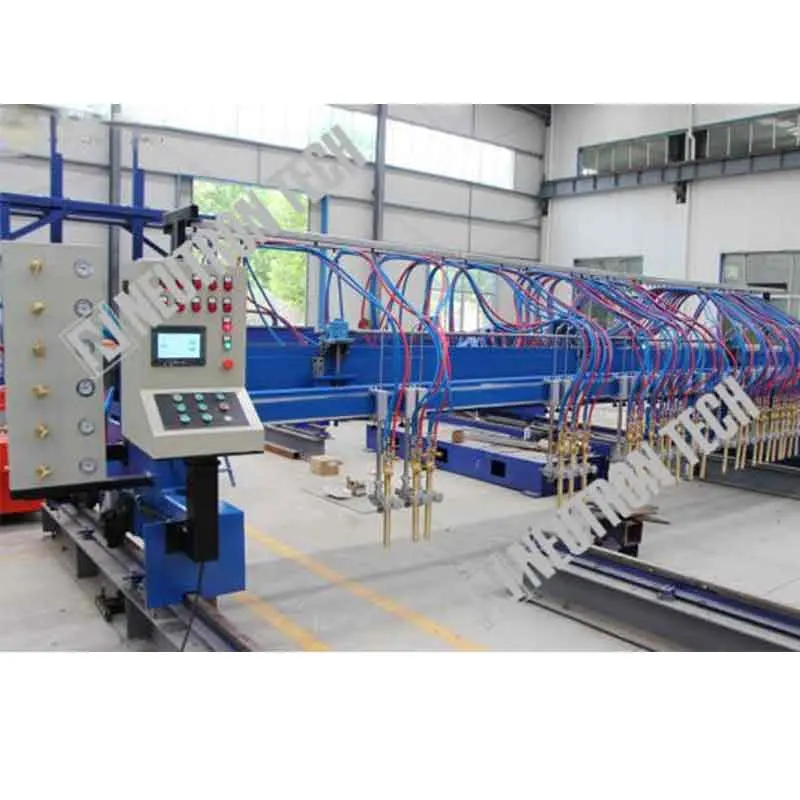 CNC Plasma Flame Cutting Machinery Cutter Stainless Carbon Steel Aluminum Cutting Metal Processing Line Plasma Flame Cutting Plate Steel Cutting