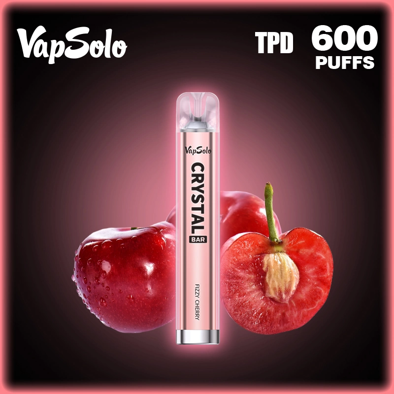 Vente en gros UK Allemagne DPT LED Crystal Bar jetable 600 Puffs cigarettes électroniques