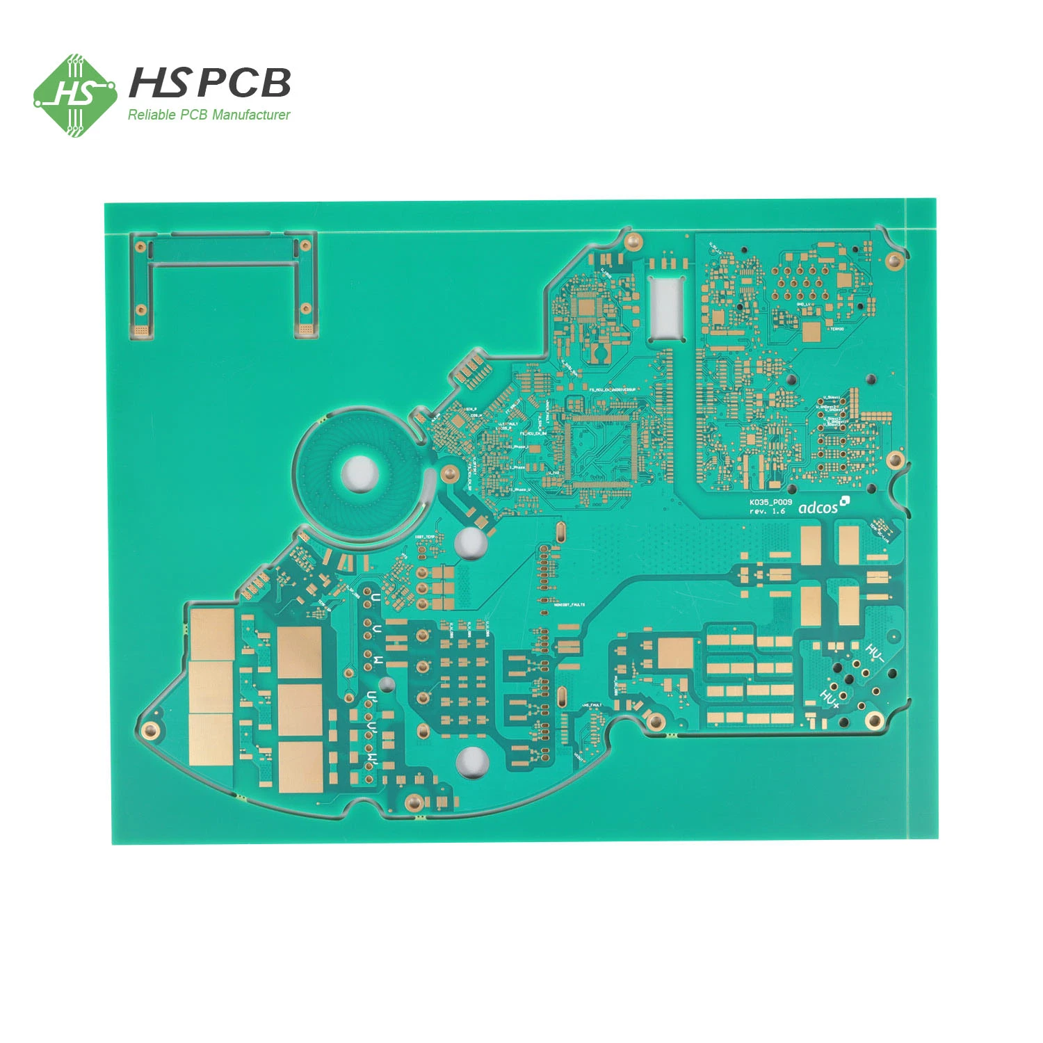 El espesor de 2,40 mm de alto 10oz cobre pesados placa PCB Fabricante de circuito impreso multicapa